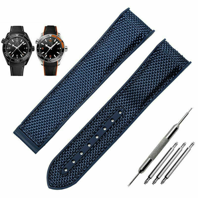 omega watch blue strap